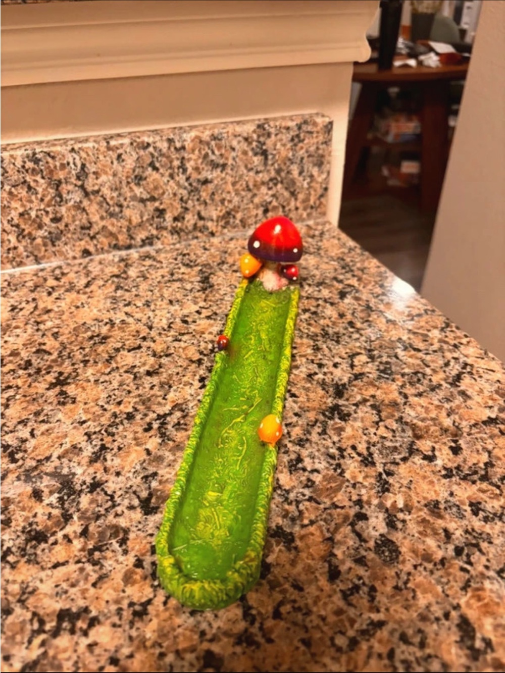 Green Mushroom Incense Tray